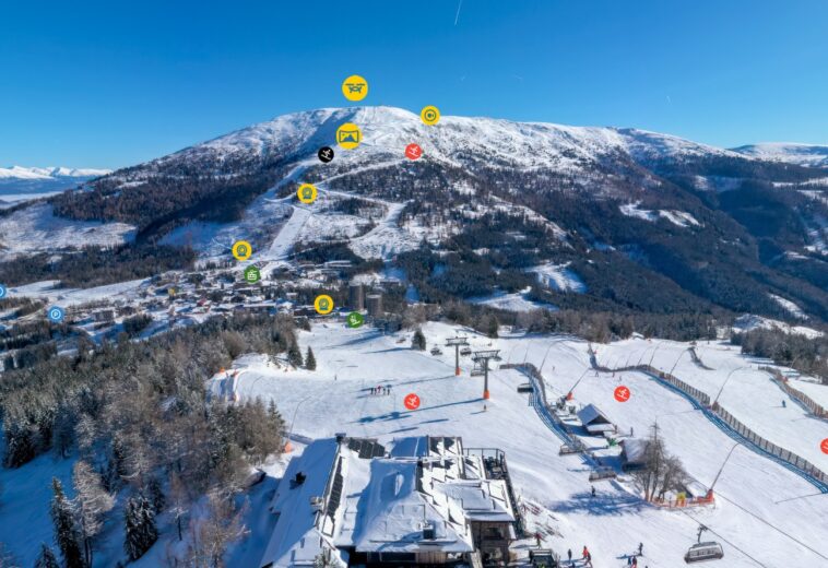Virtuelles 360° Skierlebnis am Katschberg – Interaktive Tour mit Panorama und 360° Videos