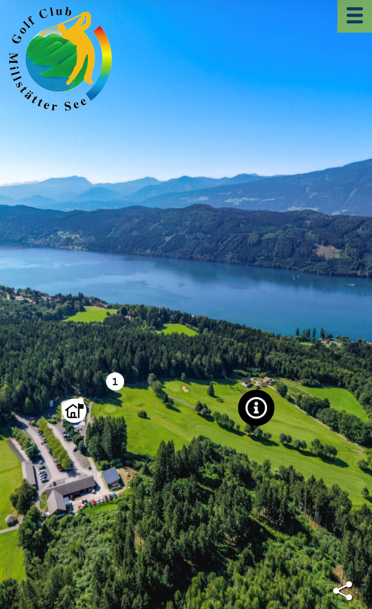 Virtuelles 360° Golferlebnis – GC Millstätter See